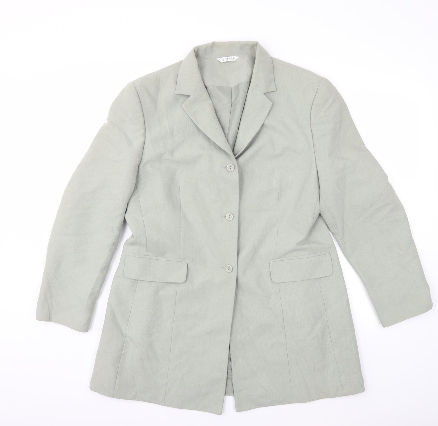 George Womens Green   Jacket Blazer Size 16