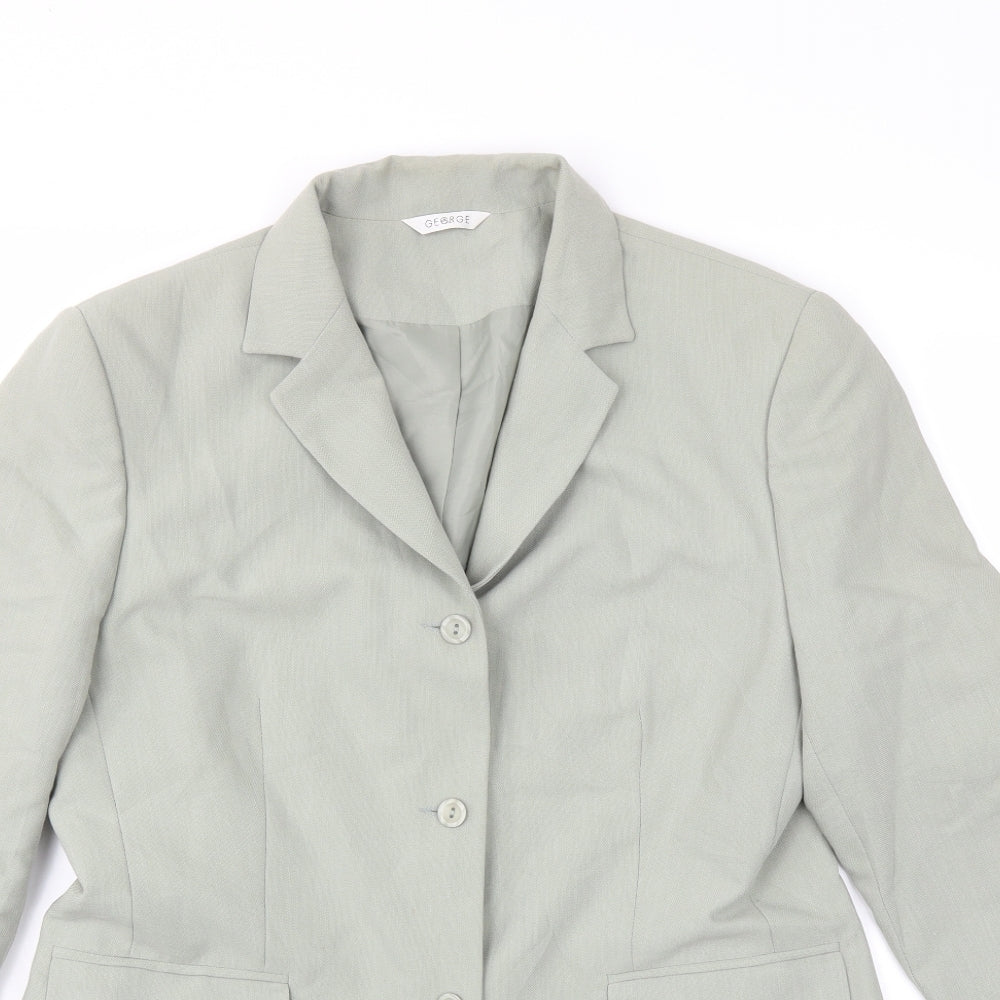 George Womens Green   Jacket Blazer Size 16