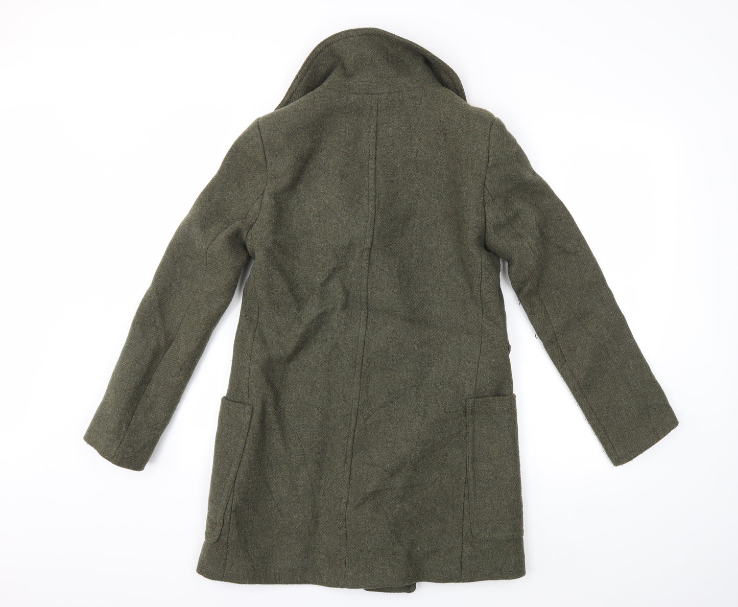 Marks and Spencer Womens Green   Military Jacket Coat Size 8