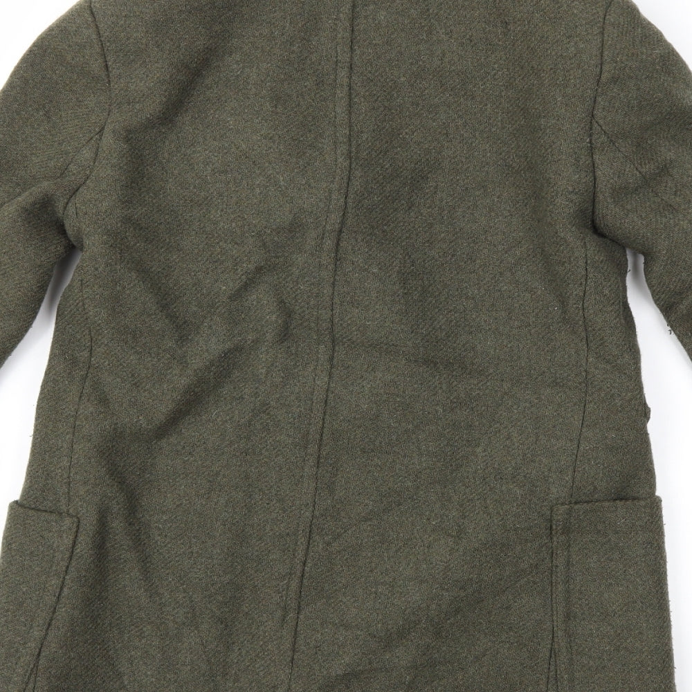 Marks and Spencer Womens Green   Military Jacket Coat Size 8