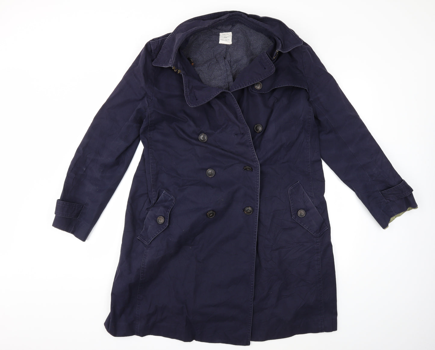Gap Womens Blue   Trench Coat Coat Size XL