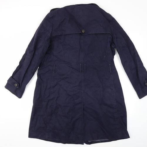 Gap Womens Blue   Trench Coat Coat Size XL