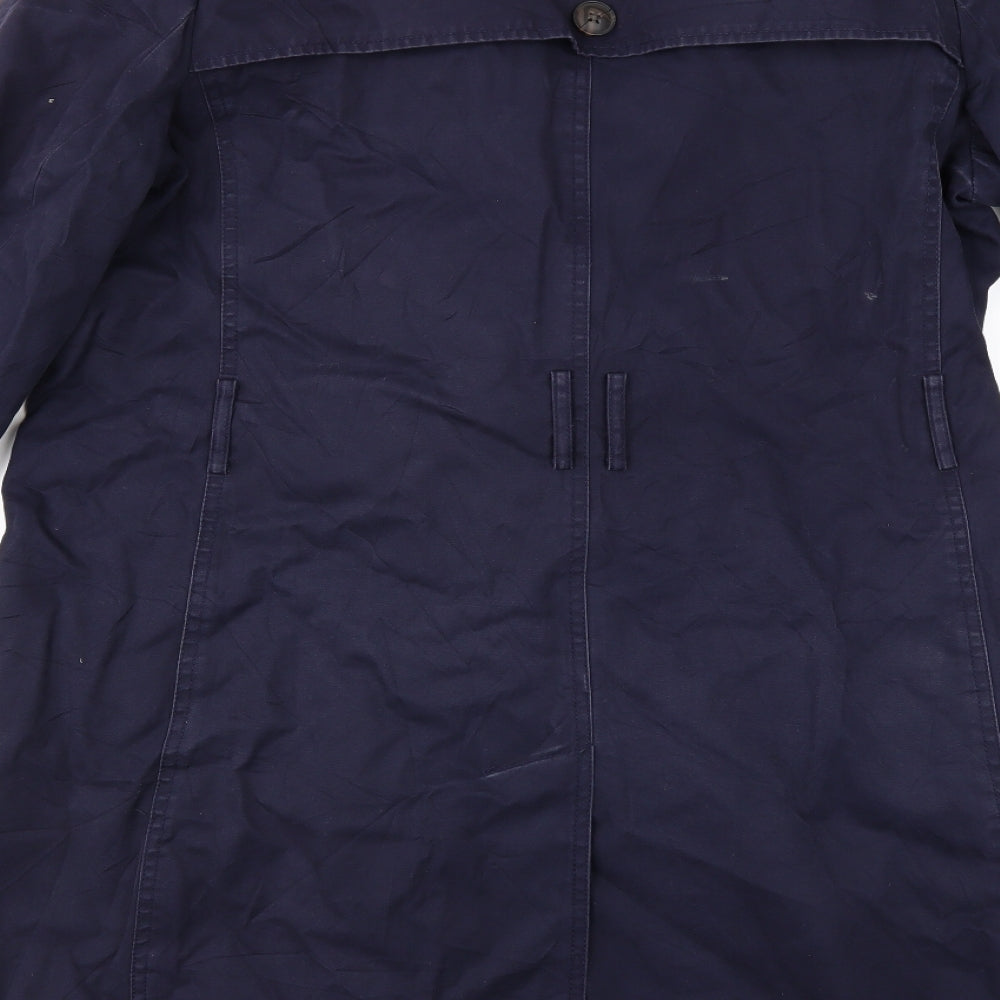 Gap Womens Blue   Trench Coat Coat Size XL