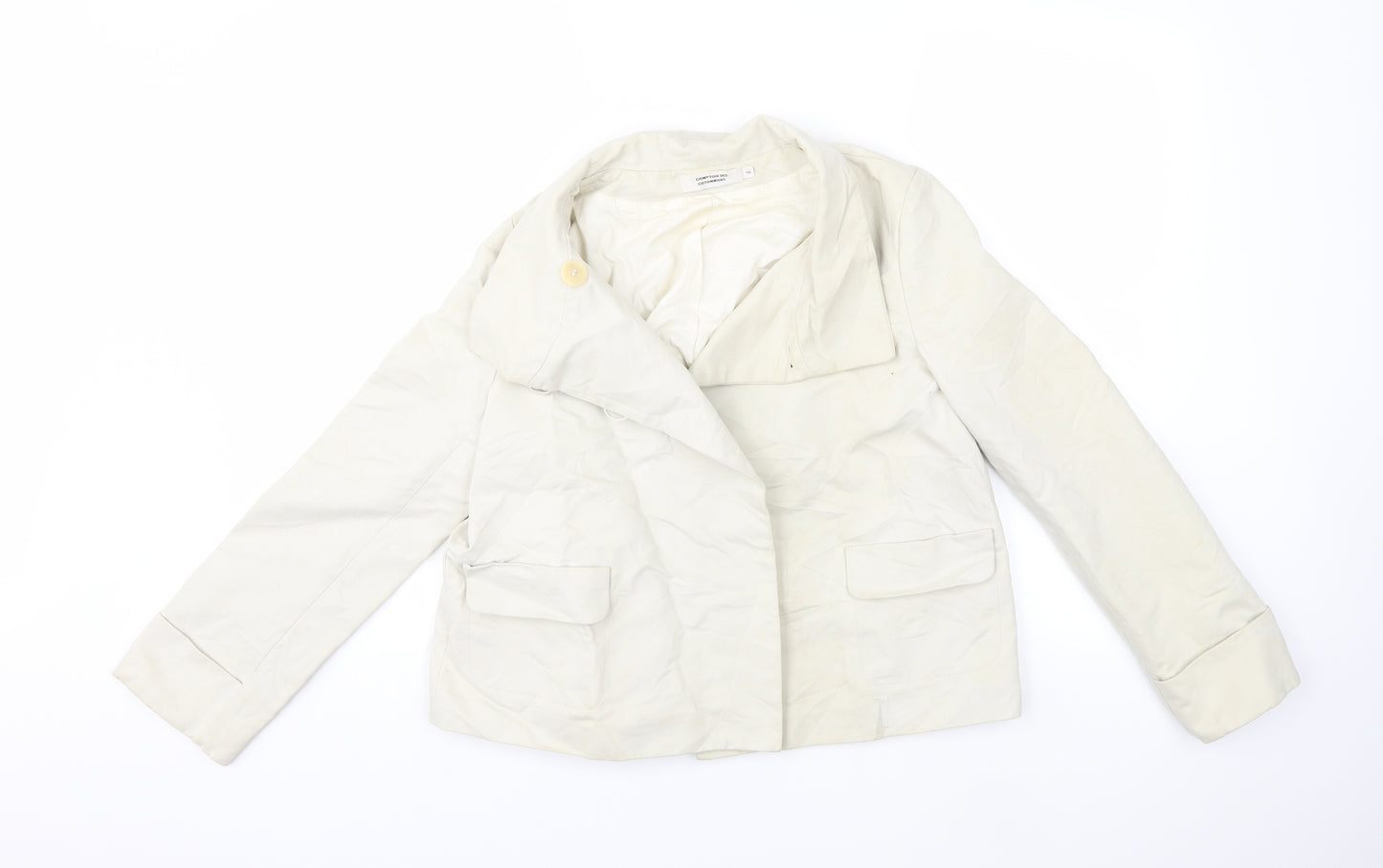 Comptoir des Cotonniers Womens Beige   Jacket  Size 8