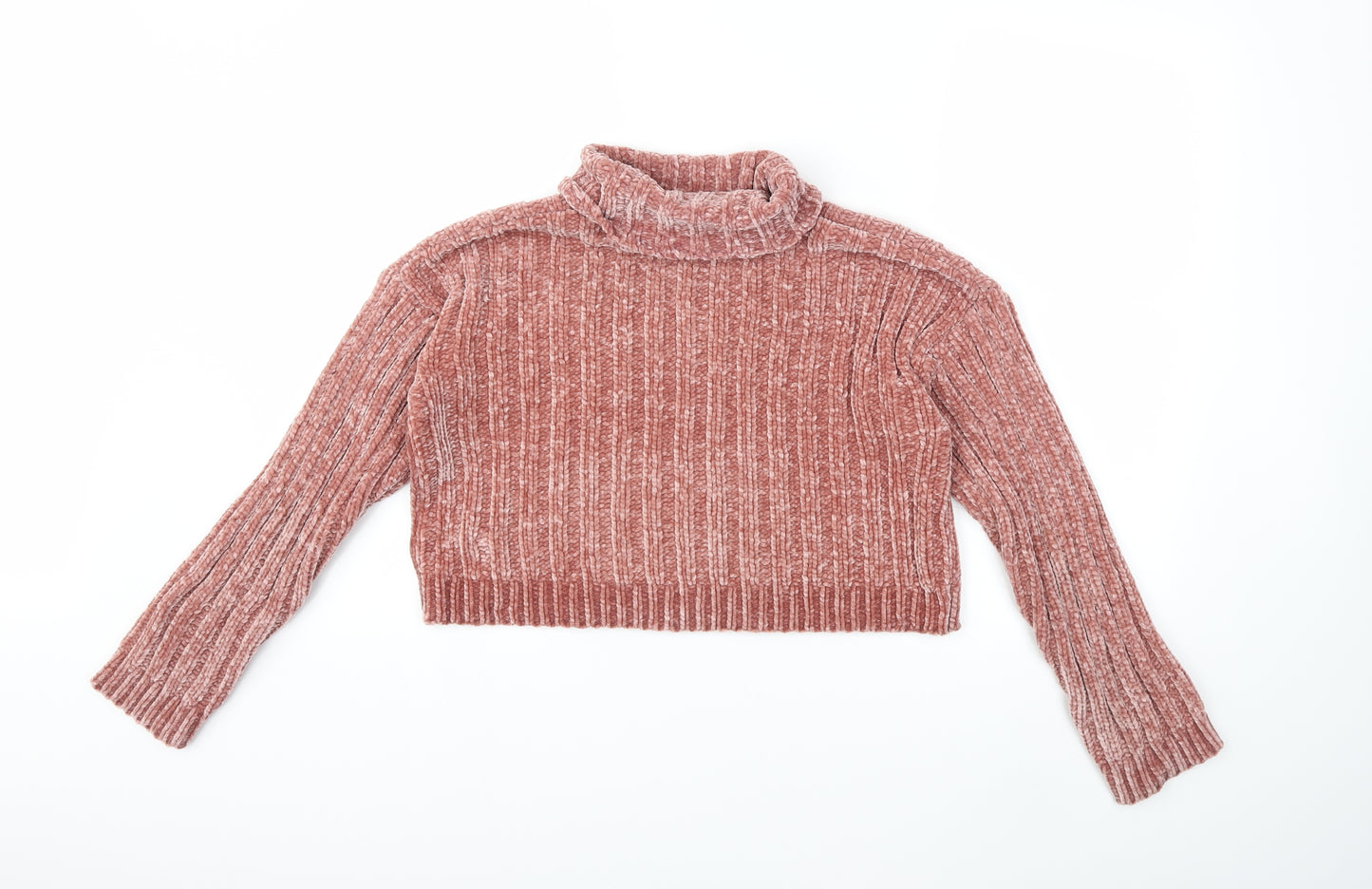 New Look Womens Pink  Knit Pullover Jumper Size S