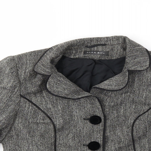 Alex & Co Womens Grey   Jacket  Size 10