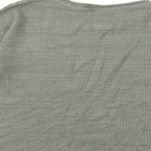 Made for me  Womens Green  Knit Pullover Jumper Size 16