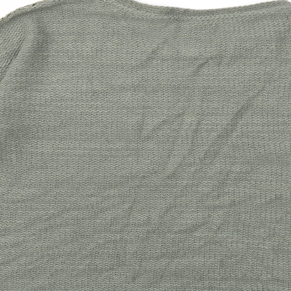 Made for me  Womens Green  Knit Pullover Jumper Size 16