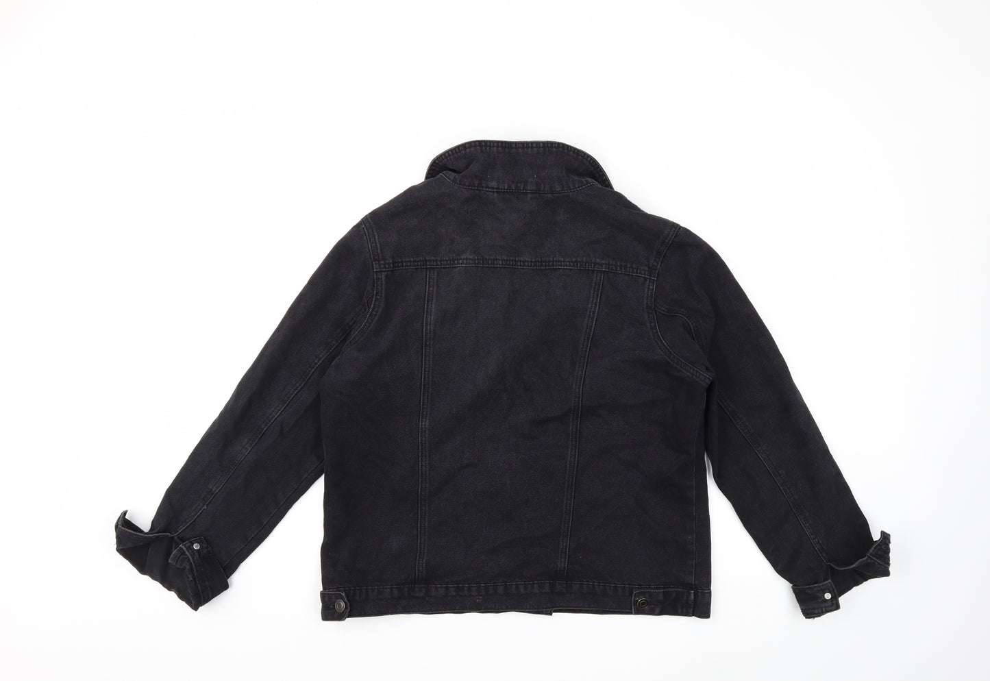 George Womens Black  Denim Jacket  Size 16