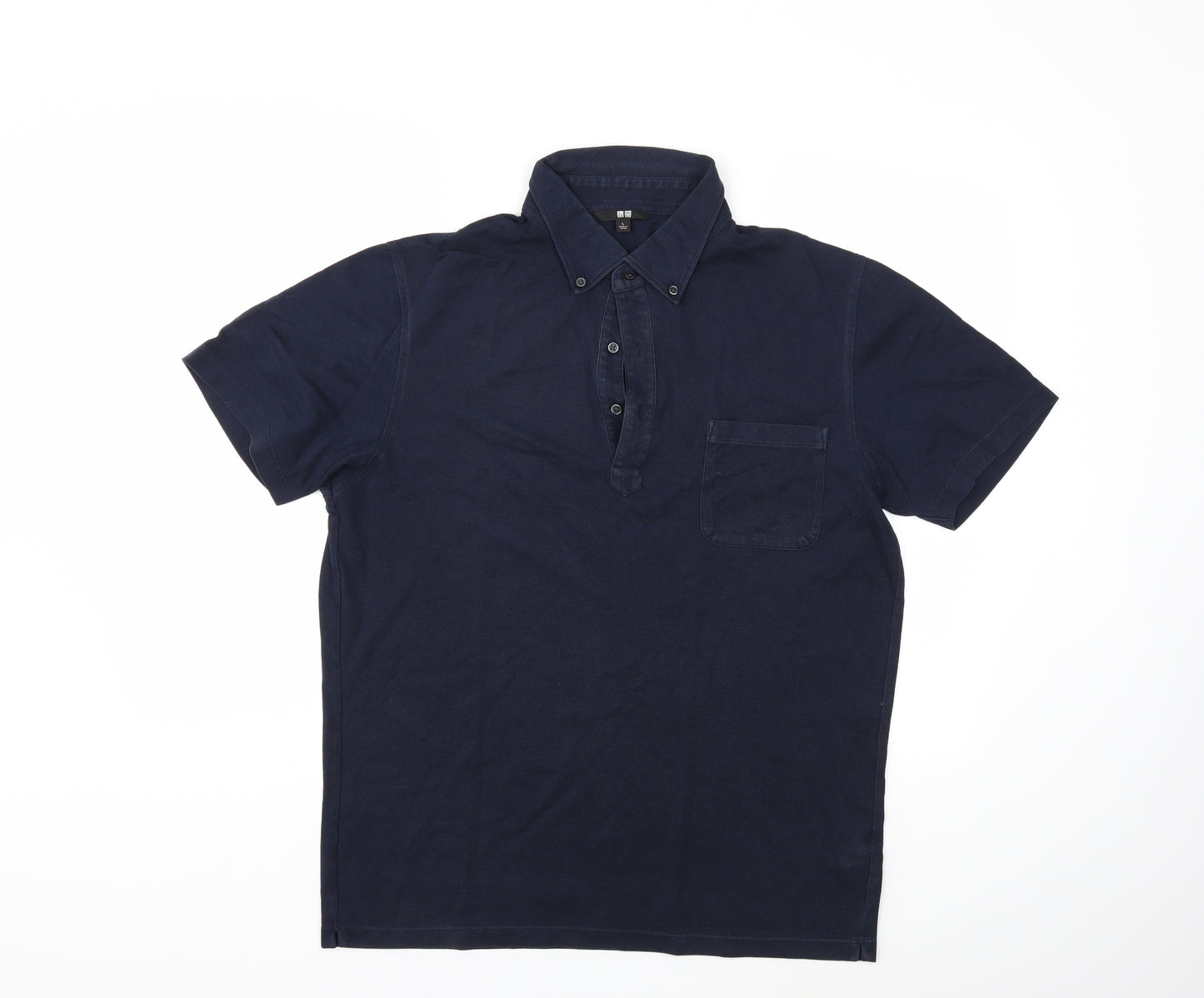 Uniqlo Mens Blue    Polo Size L