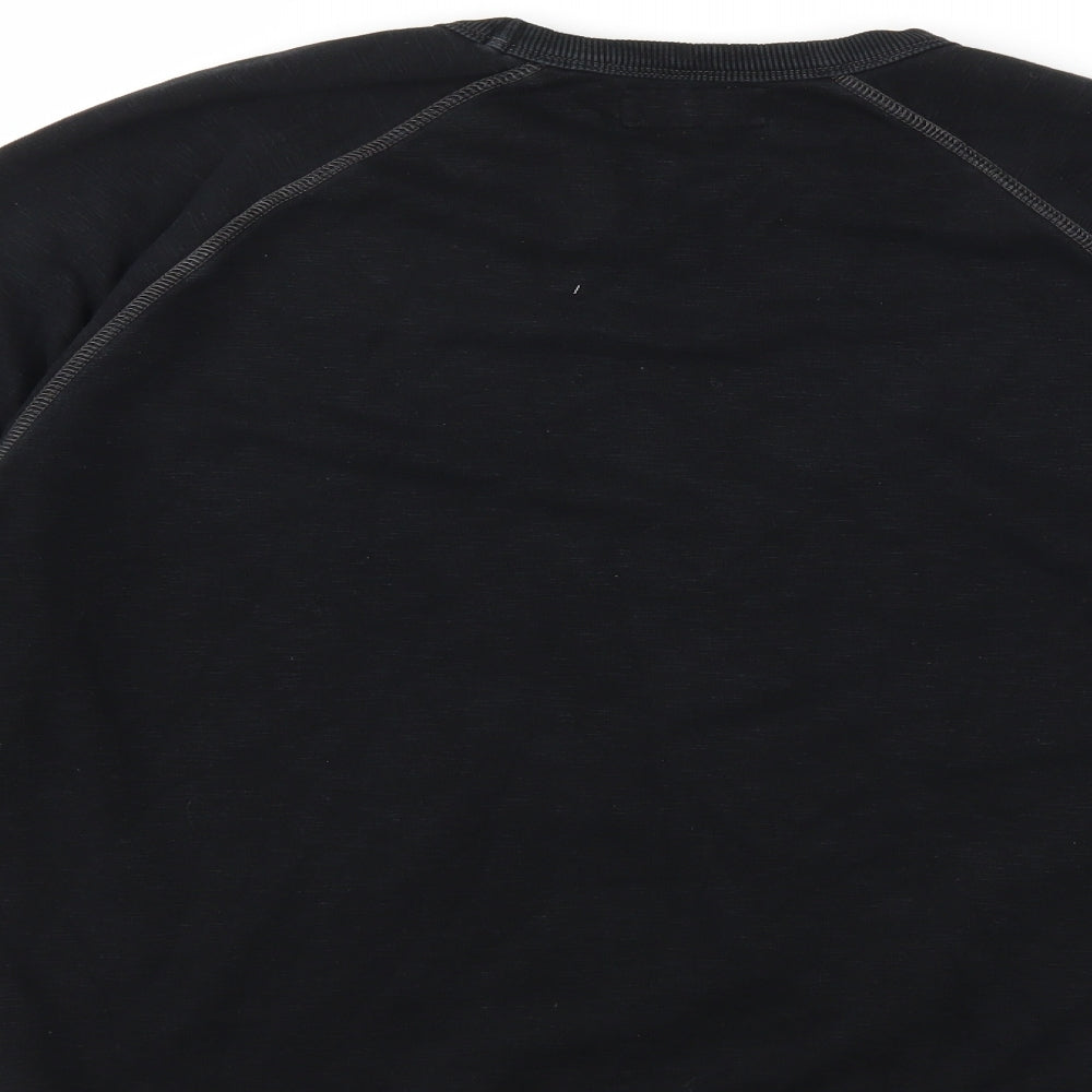 TU Mens Black   Pullover Sweatshirt Size M