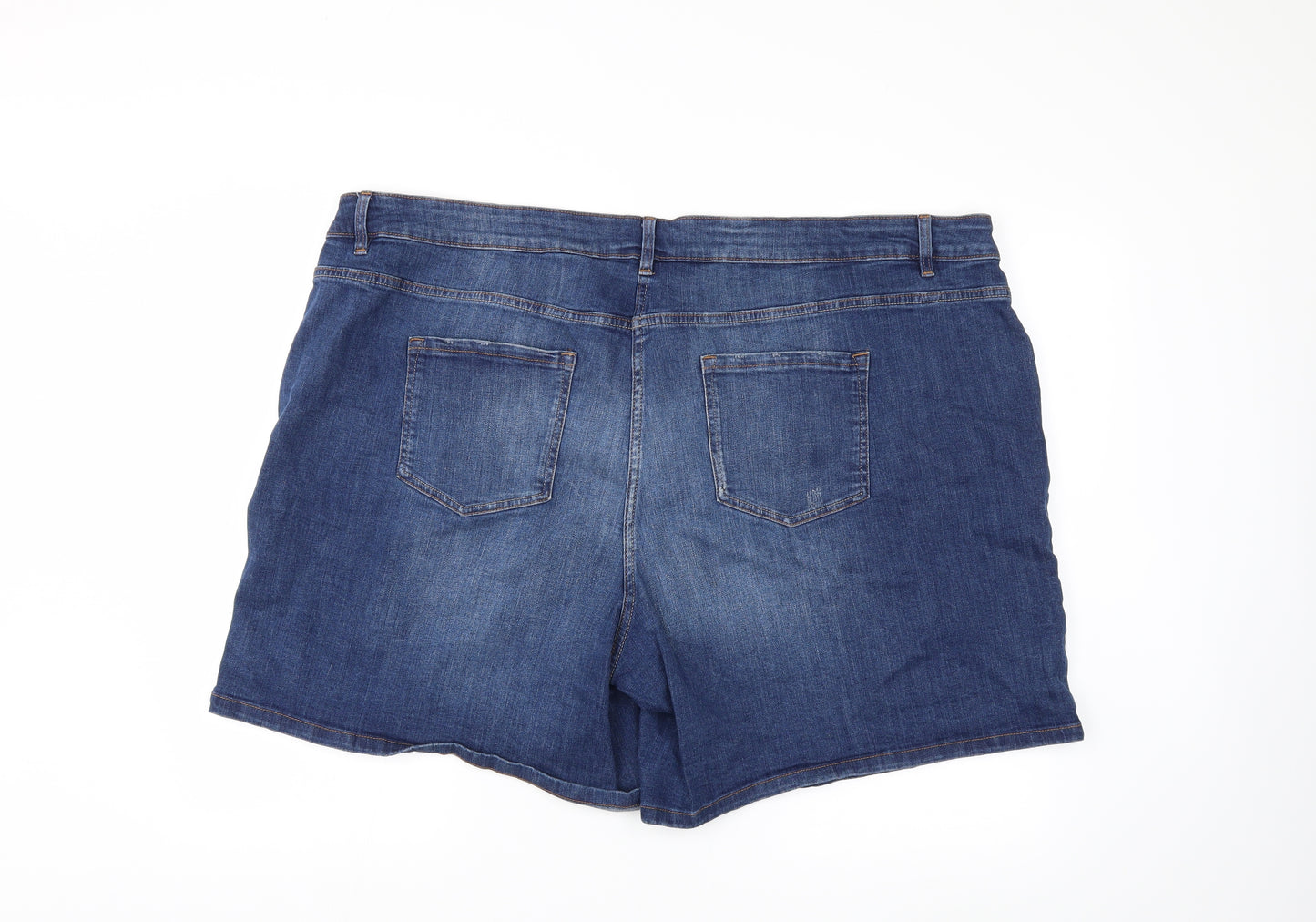 NEXT Womens Blue  Denim Cut-Off Shorts Size 26