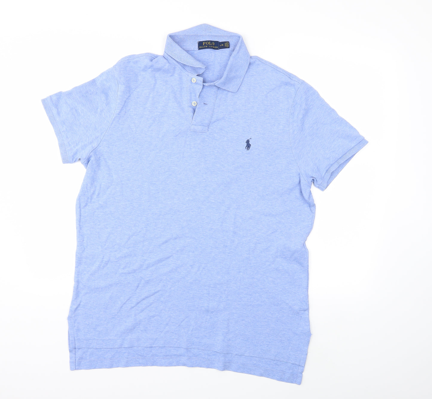 Ralph Lauren Mens Blue    Polo Size L