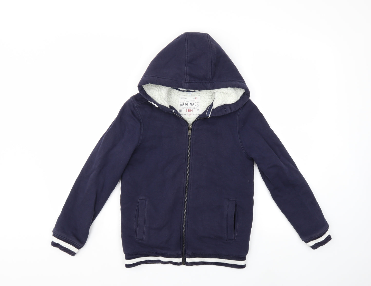 NEXT Boys Blue   Full Zip Hoodie Size 9-10 Years