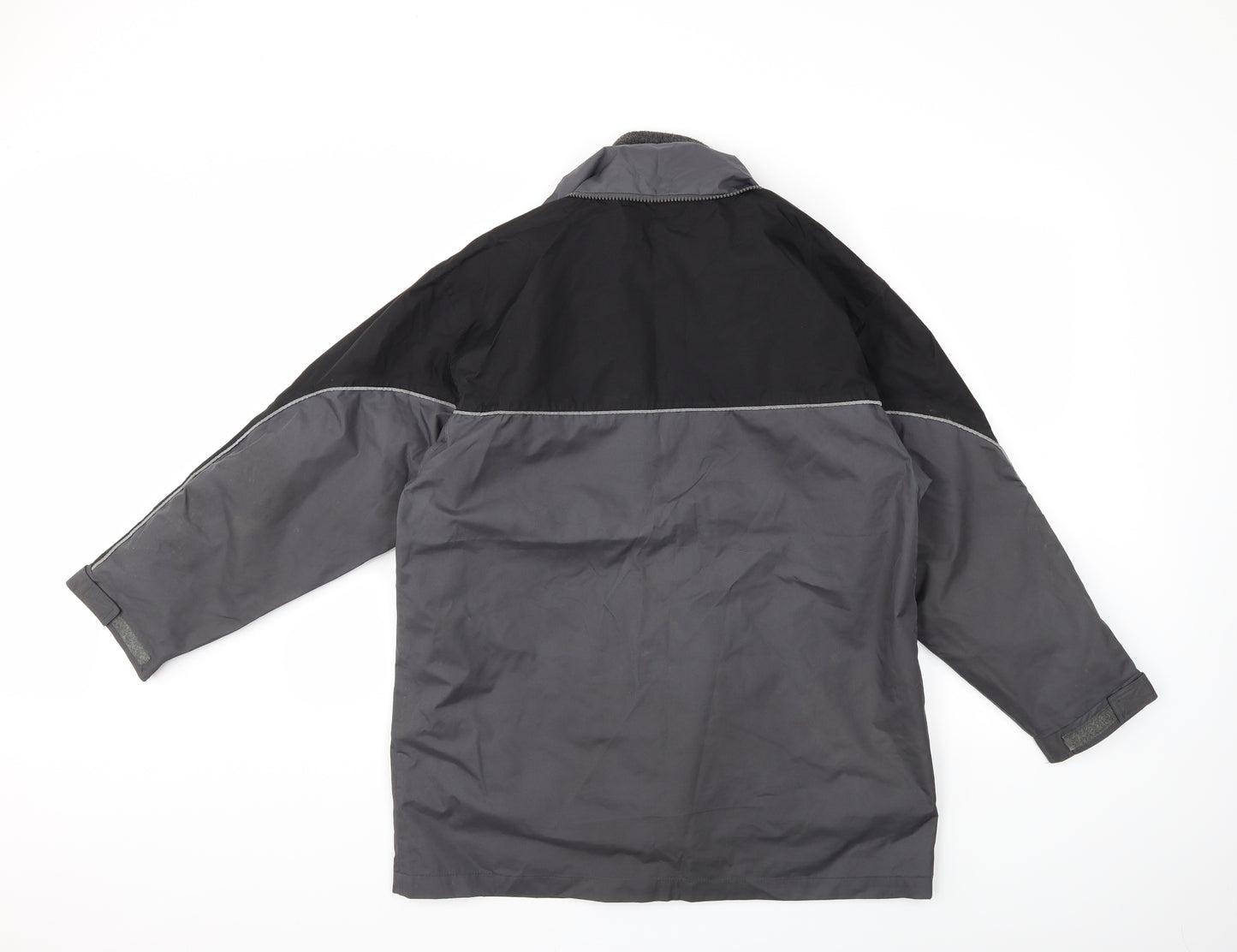 Preworn Boys Grey   Rain Coat Coat Size 13 Years