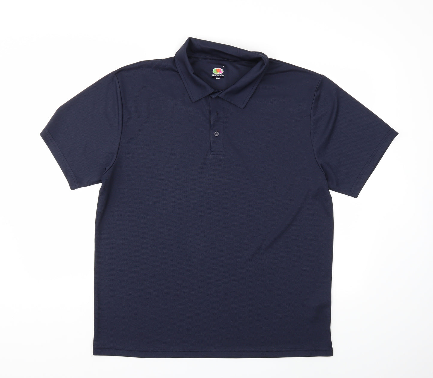 Fruit of the Loom Mens Blue    Polo Size L