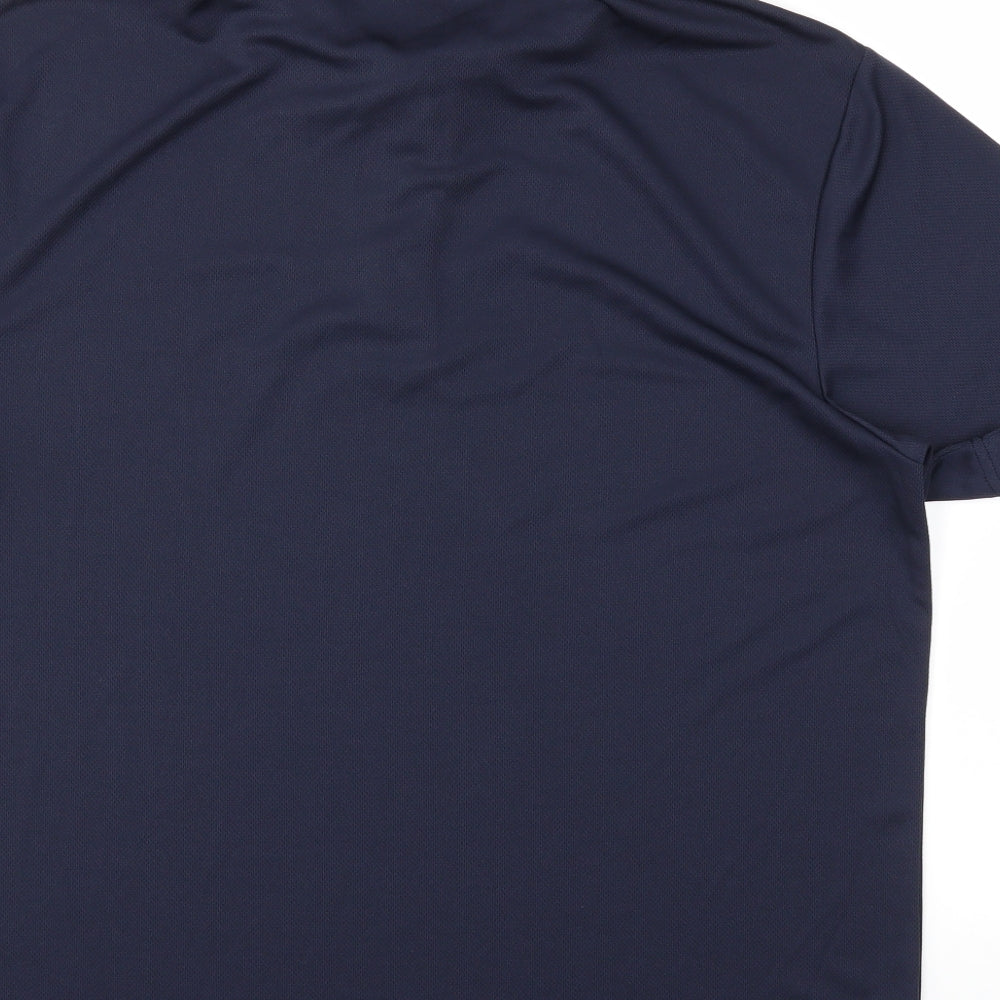 Fruit of the Loom Mens Blue    Polo Size L