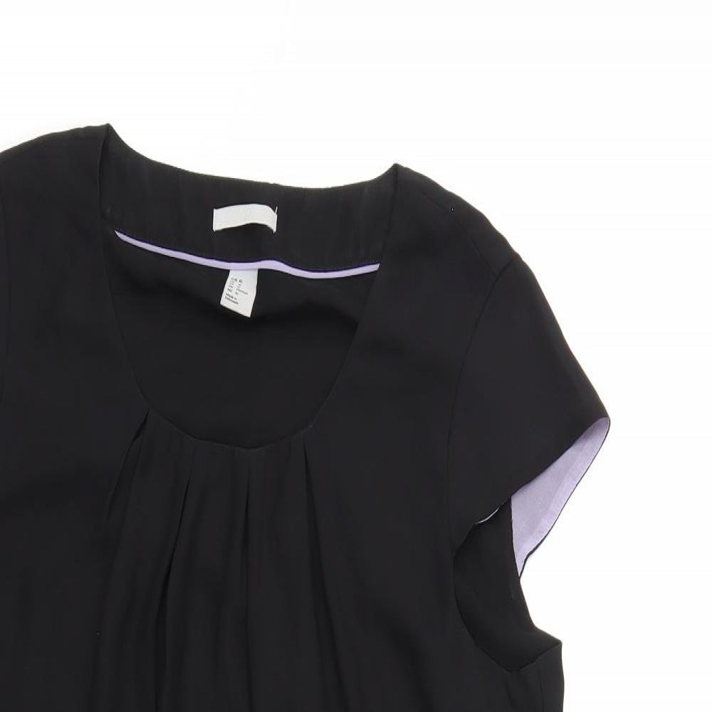 H&M Womens Black   Shift  Size 12