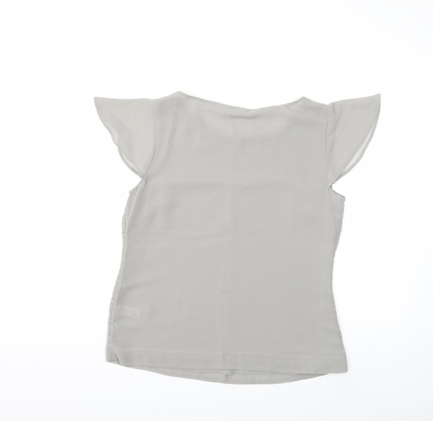 mosnoon Womens Grey   Basic Blouse Size 14