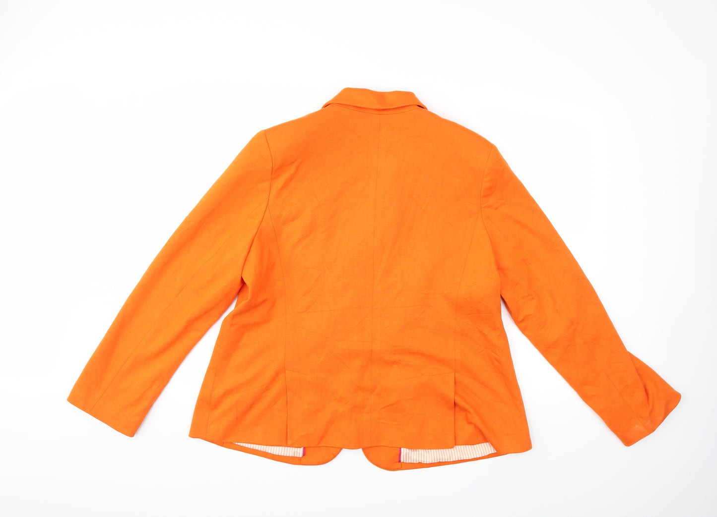 jcp Womens Orange   Jacket Blazer Size XL