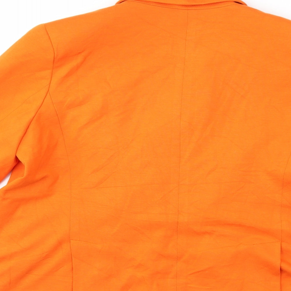 jcp Womens Orange   Jacket Blazer Size XL