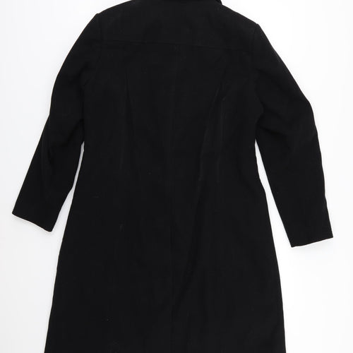 Simply Be Womens Black   Overcoat Coat Size 14