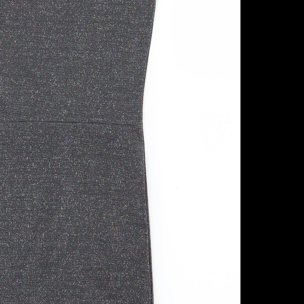 Missguided Womens Silver   Bodycon  Size 6
