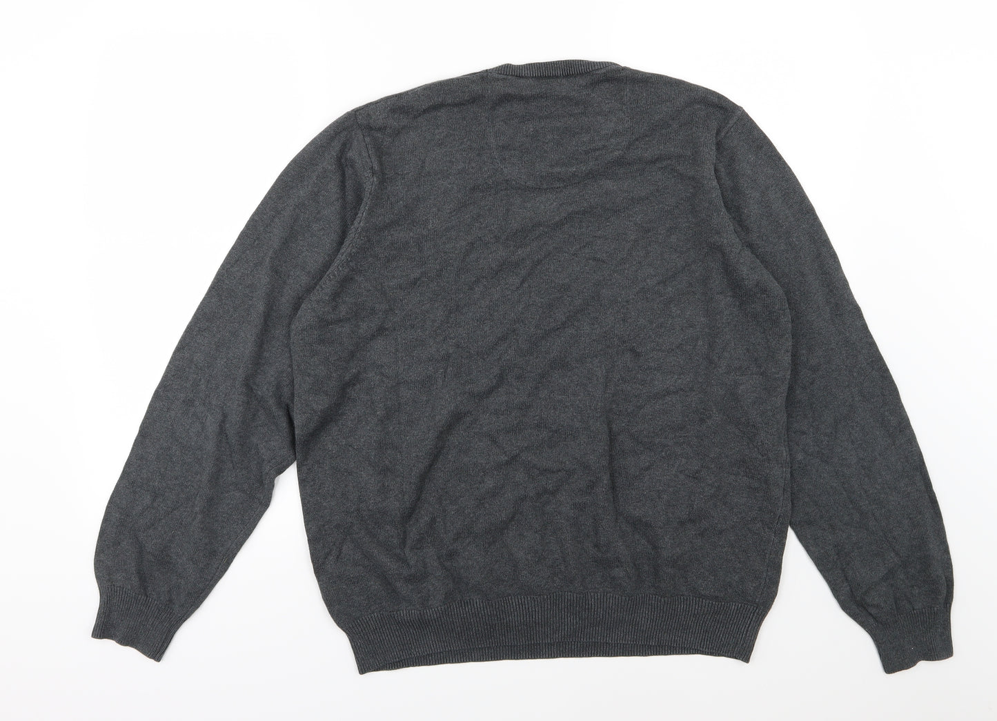 Marks and Spencer Mens Grey  Knit Pullover Jumper Size L