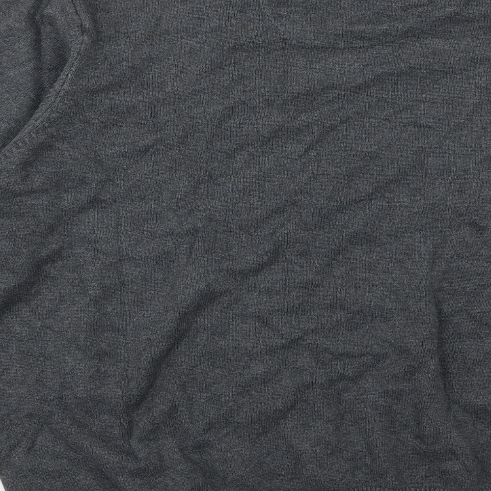 Marks and Spencer Mens Grey  Knit Pullover Jumper Size L
