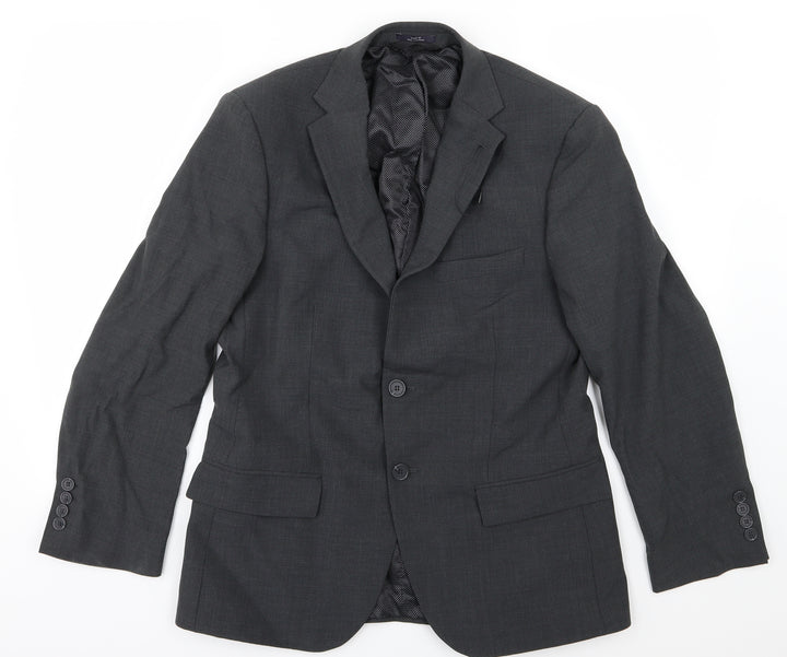 Marks and Spencer Mens Grey Jacket Suit Jacket Size 38