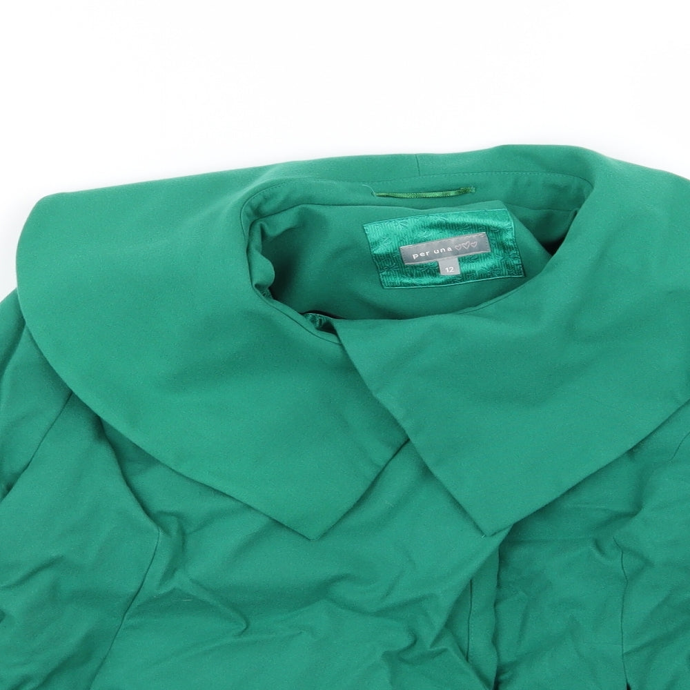 Per Una Womens Green   Jacket  Size 12