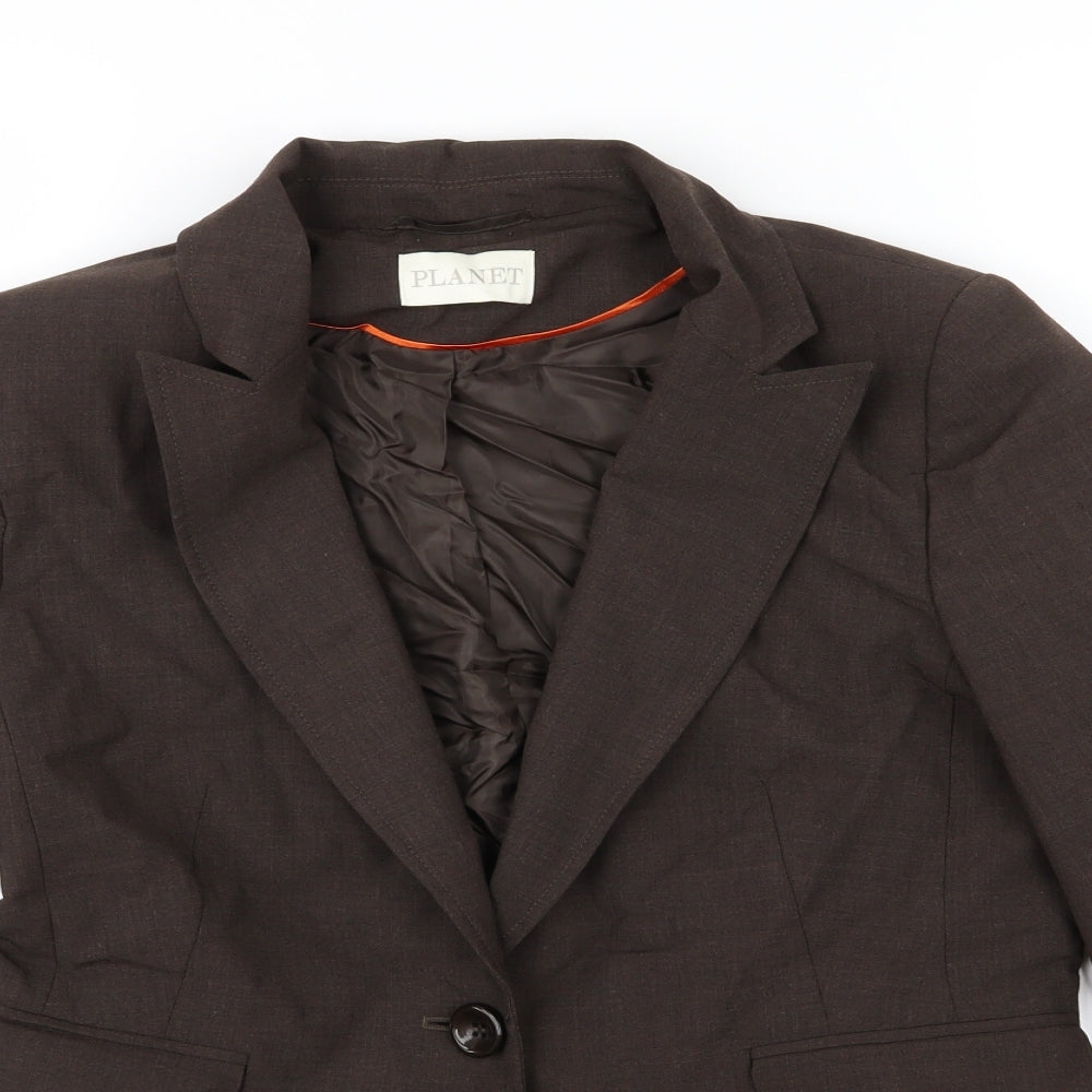Planet Womens Brown   Jacket Suit Jacket Size 10