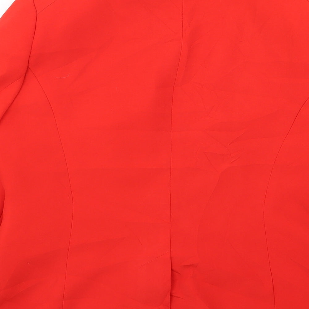 Papaya Womens Red   Jacket Blazer Size 12