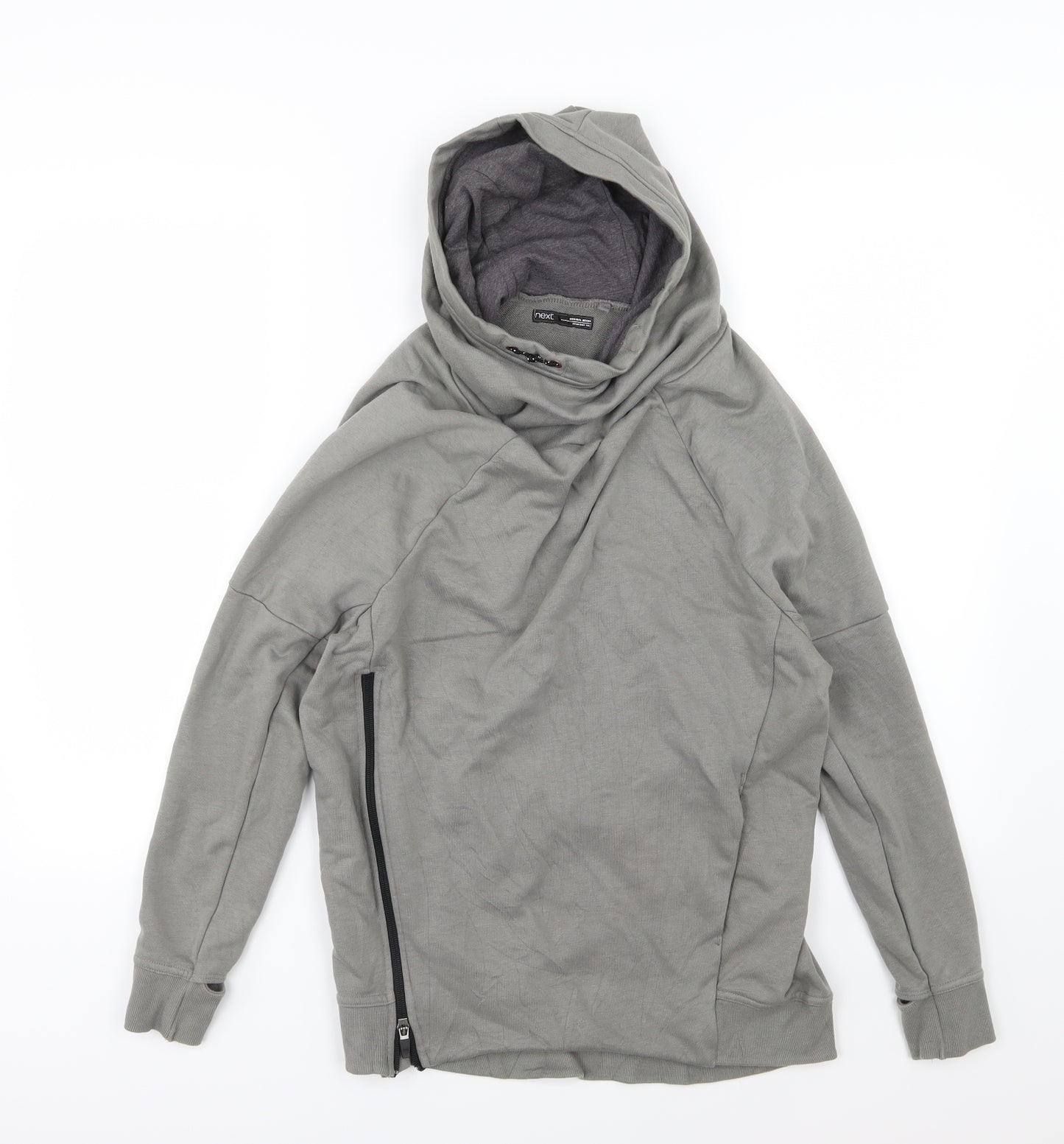 NEXT Boys Grey  Jersey Pullover Hoodie Size 13 Years