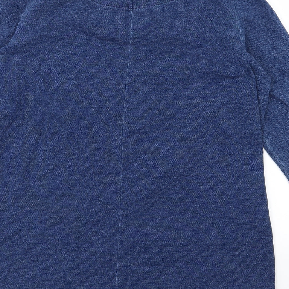 TU Womens Blue  Denim A-Line  Size 14