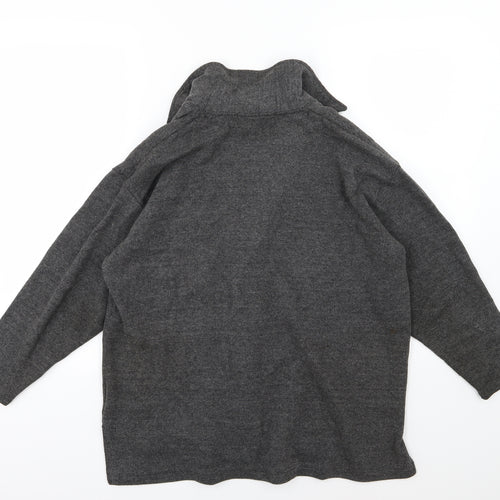 Instyle Womens Grey  Knit Cardigan Jumper Size M