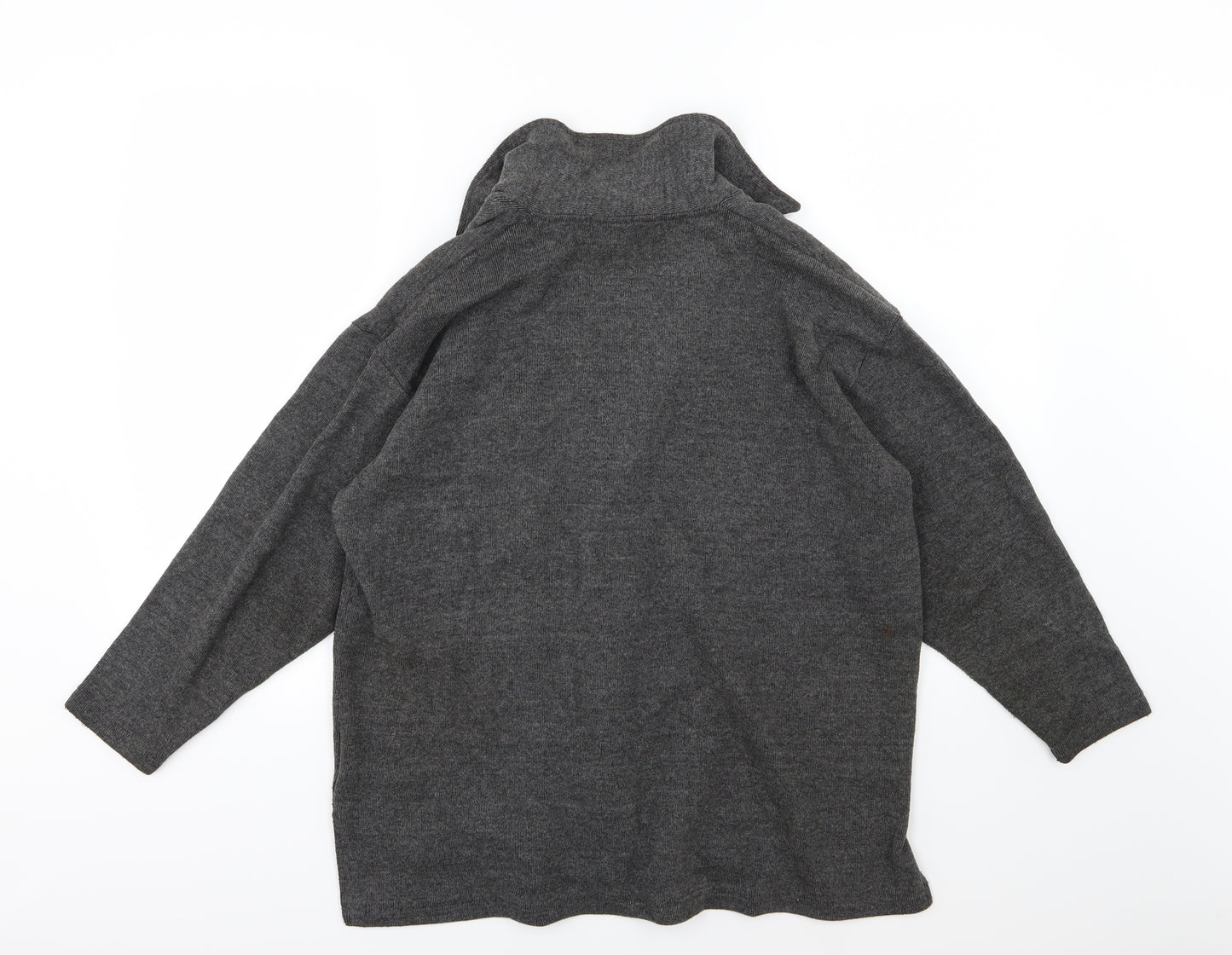 Instyle Womens Grey  Knit Cardigan Jumper Size M