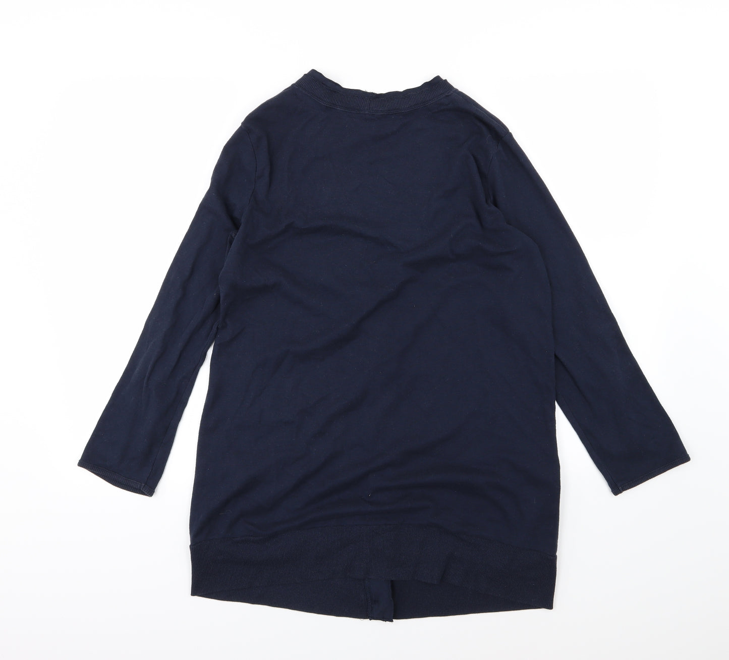 Marks and Spencer Womens Blue  Knit Cardigan Jumper Size 16
