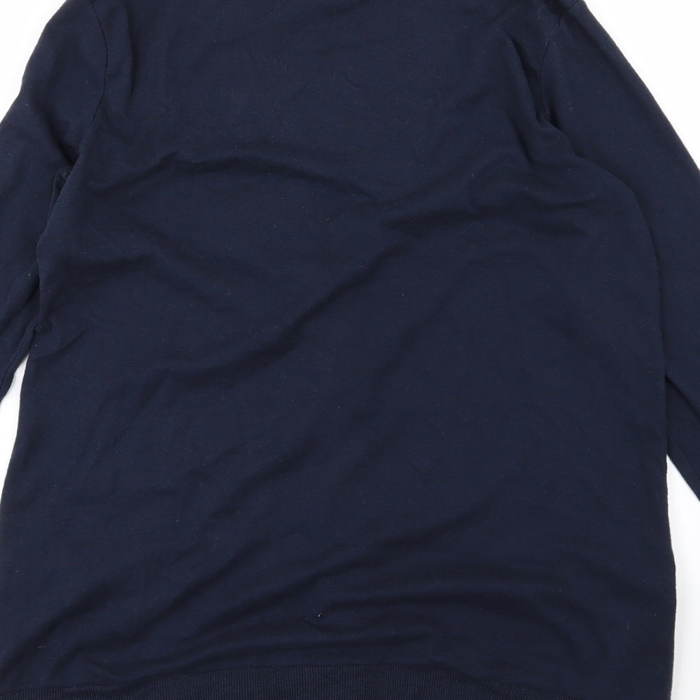 Marks and Spencer Womens Blue  Knit Cardigan Jumper Size 16