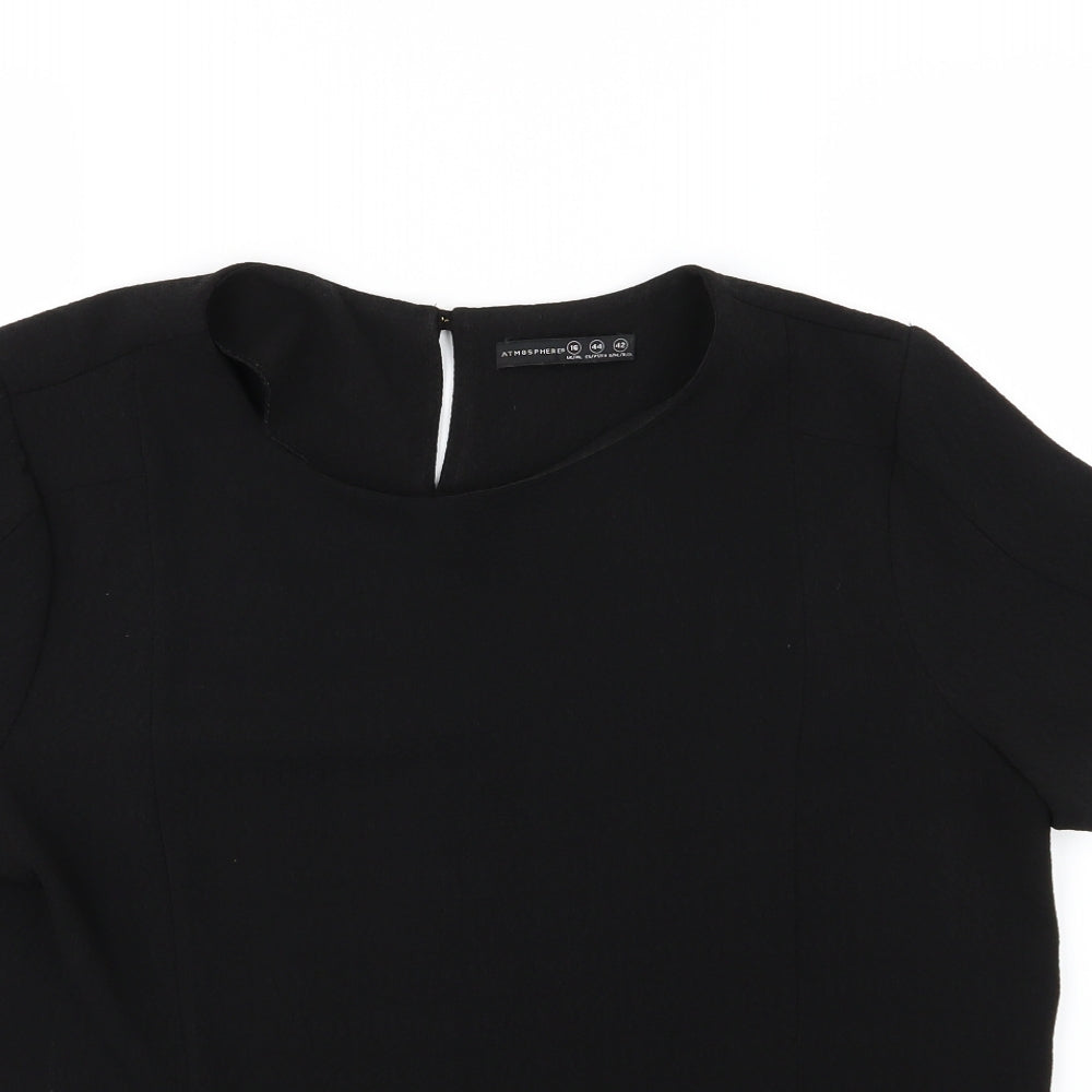 Atmosphere Womens Black   Basic Blouse Size 16