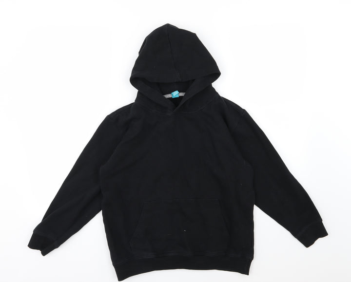 Spreadshirt Boys Black  Jersey Pullover Hoodie Size 12-13 Years  - Sunday League