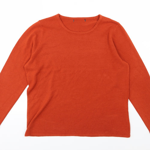 Preworn Mens Brown  Knit Pullover Jumper Size M