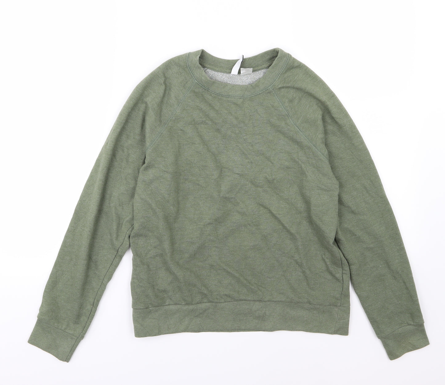 Divided by H&M Womens Green  Jersey Pullover Sweatshirt Size S