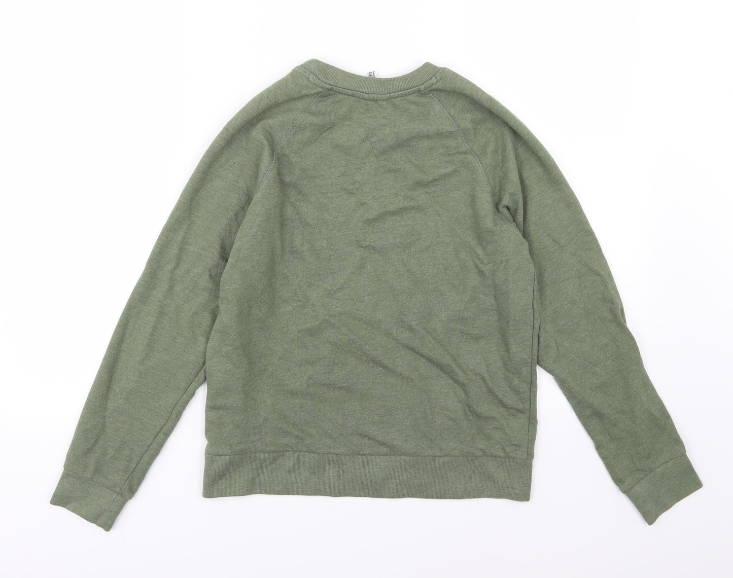 Divided by H&M Womens Green  Jersey Pullover Sweatshirt Size S