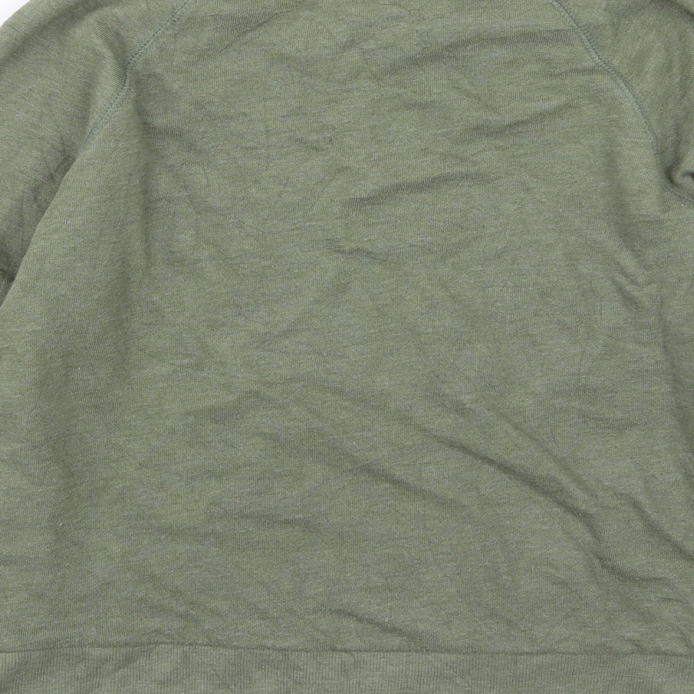 Divided by H&M Womens Green  Jersey Pullover Sweatshirt Size S