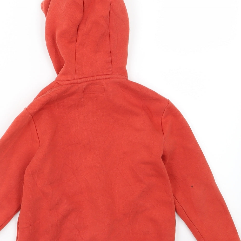 NEXT Boys Red  Jersey Full Zip Hoodie Size 5 Years