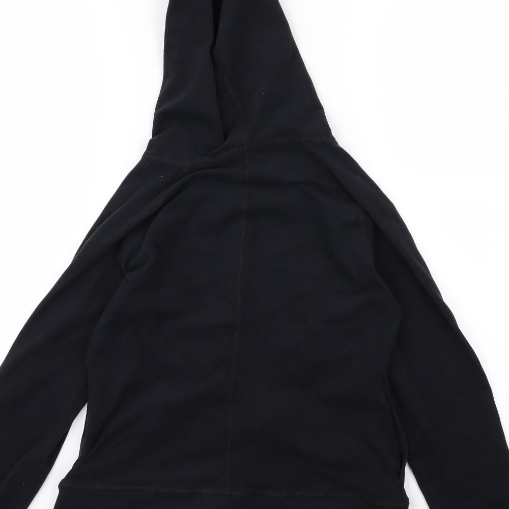 FILA Womens Black  Jersey Full Zip Hoodie Size M