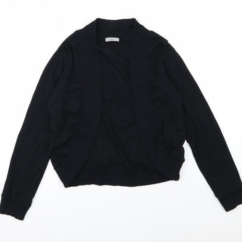 Marks and Spencer Womens Black  Jersey Cardigan Jumper Size 18