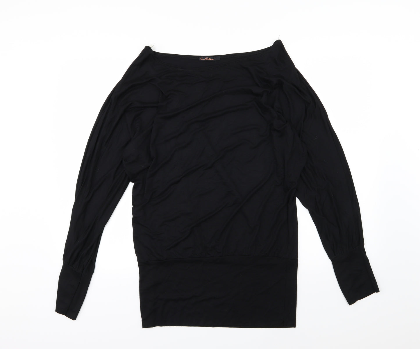 Preworn Womens Black  Jersey Basic T-Shirt Size 2XL
