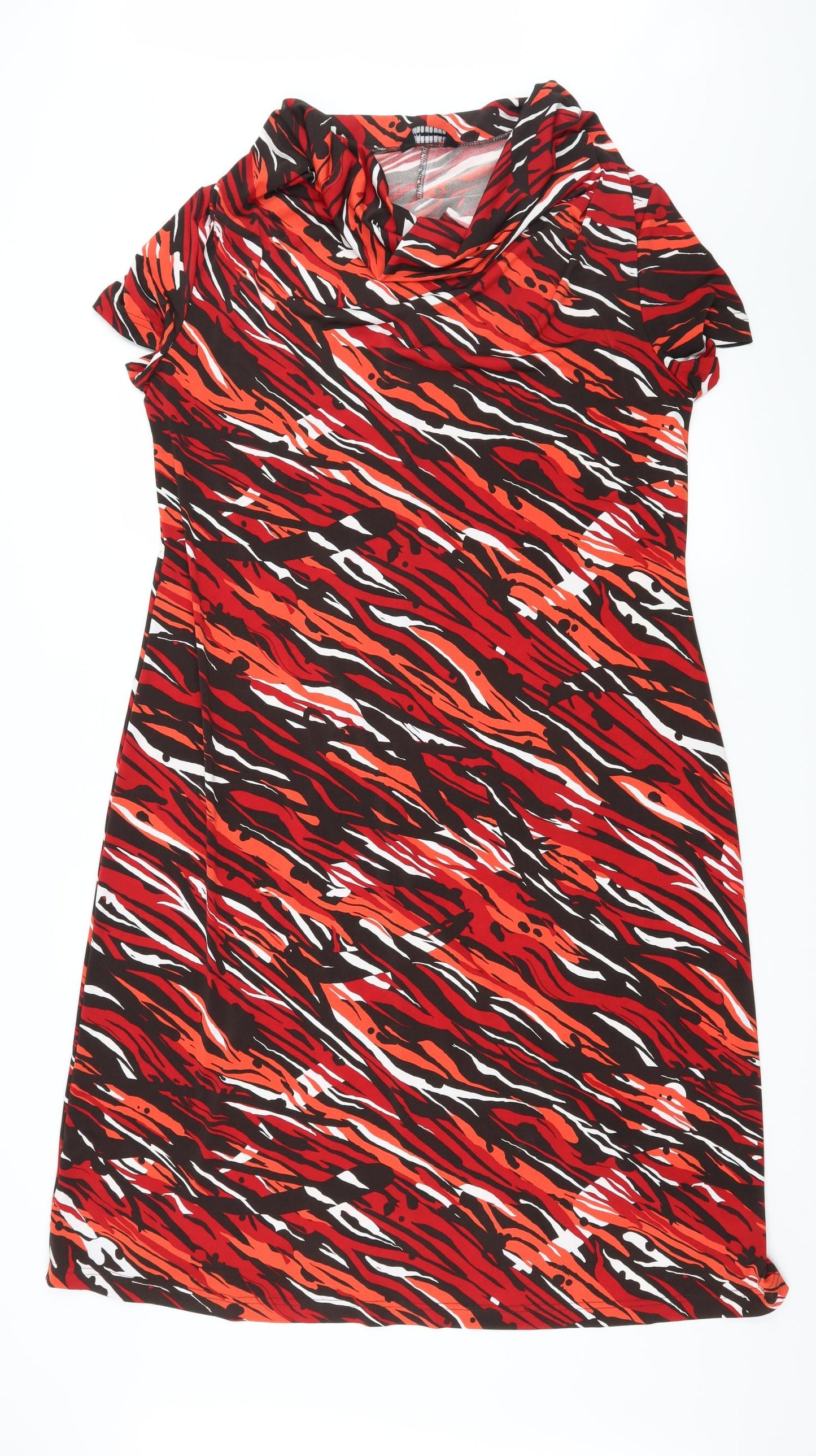 Wardrobe Womens Red Striped  A-Line  Size 16